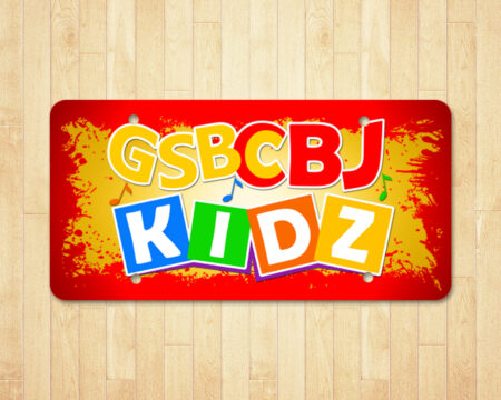 GSBC Kidz Car Plate