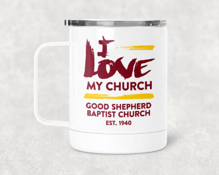 GSBC - I Love My Church Insulated Mug with Lid