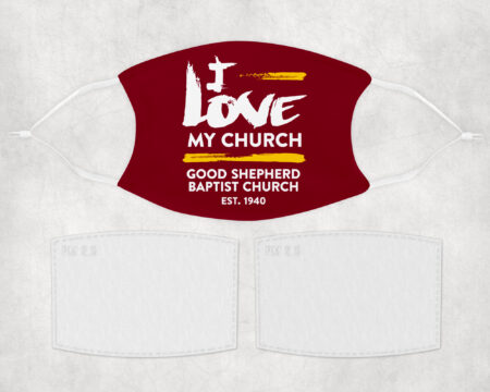 GSBC - I Love My Church Mask