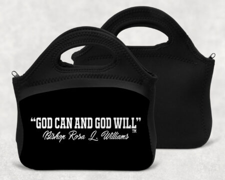 God Can and God Will Mini Tote Bag - Bishop Rose Williams
