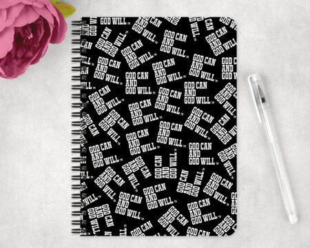 God Can and God Will Spiral Notebook