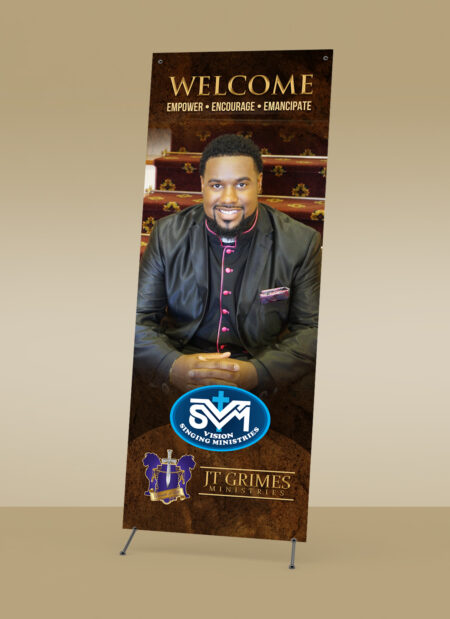 Church Welcome Vertical Banner